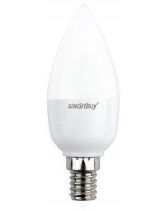 Лампа светодиодная E14 9 5W 6000K Свеча арт 663681 10 шт Smartbuy