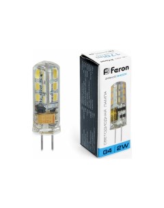 Лампа светодиодная FERON G4 2W 6400K арт 619976 10 шт Nobrand