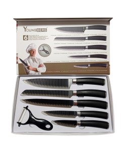 Набор кухонных ножей из 6 предметов Young berg