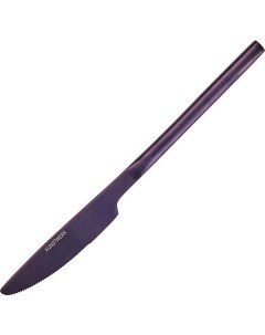 Нож столовый Саппоро бэйсик фиолетовый матовый L 22 см 6 шт 3112784 Kunstwerk