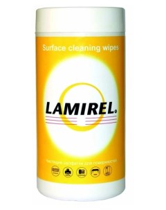 Чистящие салфетки для поверхностей в тубе 100 шт Lamirel