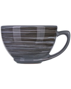 Чашка чайная Пинки 250мл керамика серый Борисовская керамика