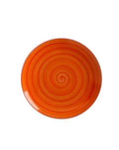 Тарелка мелкая Infinity d 17 5 см цвет оранжевый Добрушский фарфоровый завод