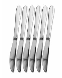 Набор столовых ножей Flow 22 3 см нержавеющая сталь 6 шт Veler