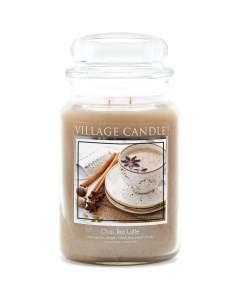 Ароматическая свеча Имбирный Чай большая Village candle