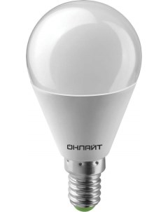 Лампа светодиодная E14 10W 4000K Шар арт 661168 10 шт Онлайт