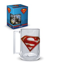 Кружка 320 мл DC Супермен Daily Planet в подарочной упаковке стекло Priority