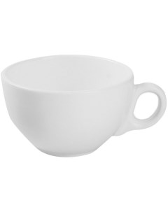 Чашка чайная 250мл 120х99х52мм фарфор белый Kunstwerk