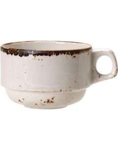 Чашка чайная Крафт 0 285 л 9 см белый фарфор 11550188 Steelite