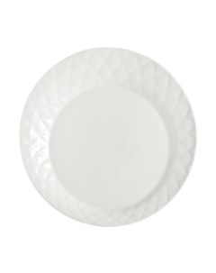 Тарелка обеденная Блик 26x2 см цвет белый Magistro