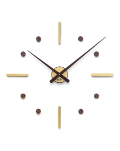 Часы настенные 3D Madrid 65 см золото Ost
