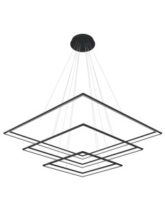 Люстра Лючера потолочная подвесная светодиодная Квадро Тройной Квадрат TLCU3 Luchera