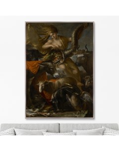 Репродукция картины на холсте Allegory of Fortune Рог изобилия 1659г Размер 75х105см Картины в квартиру