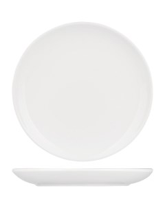 Тарелка мелкая 150х150х17мм фарфор белый Kunstwerk
