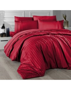 Комплект постельного белья NEW TREND RED хлопковый сатин люкс евро First choice