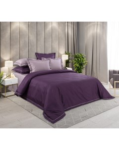 Комплект постельного белья Прелесть евро макси сатин фиолетовый Текс-дизайн