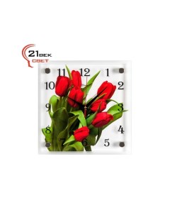 Часы настенные 2525 32 Букет тюльпанов 10 21 век