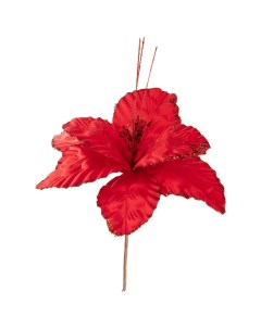 Цветок искусственный Пуансетия длина 34 см 535 298 Lefard