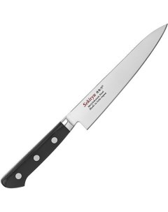 Нож кухонный Петти односторонняя заточка L 26 5 15 см 4072481 Sekiryu