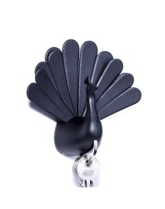 Ключница Peacock черная Qualy