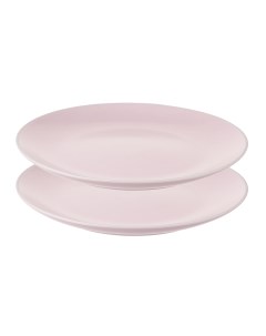 Набор из 2 штук Тарелки Simplicity 21 5 см розовые Liberty jones