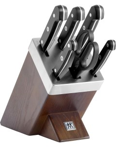 Набор ножей Gourmet 36133 000 с блоком самозаточки 7 шт Zwilling