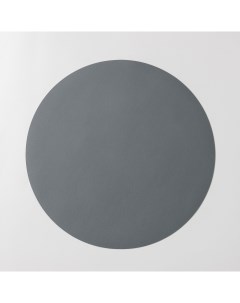 Салфетка сервировочная на стол Тэм d 35 см цвет тёмно серый Nobrand