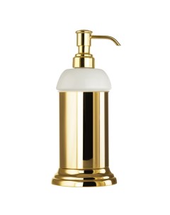 Дозатор для жидкого мыла настольный керамика золото Mirella 17316 Migliore
