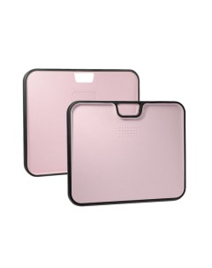 Доска разделочная Textur 34х28 см цвет розовый Remihof