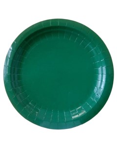 Тарелки бумажные зеленая фантазия 23 см 6 шт Vitto