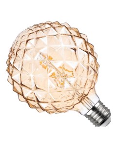 Светодиодная лампа Filament Vintage E27 5 Вт G125 кристалл Rev