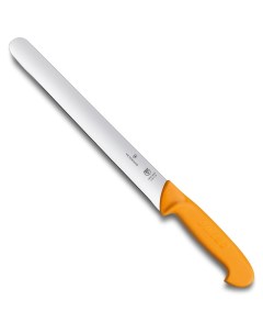 Нож разделочный гибкое лезвие 25 см с желобками и закруглённым кончиком Victorinox
