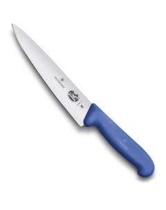 Нож разделочный лезвие 19 см синий Victorinox