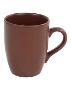 Кружка для чая Alfa коричневая 11 см 350 мл Keramika