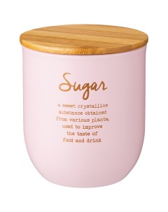 Емкость для сыпучих продуктов agness тюдор сахар 9х6х10 см Lefard