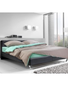 Комплект постельного белья Мятный капучино 1 5 спальный хлопок бежевый Текс-дизайн