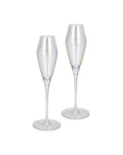Набор бокалов для шампанского 2 шт 230мл стекло 19024_ Fissman