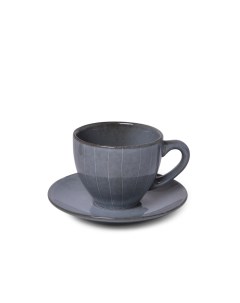 Набор из 4 штук Чайная пара Joli чашка 220мл блюдце 14 2см керамика 6265_ Fissman