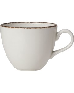 Чашка Браун Дэппл чайная 170мл 83х83х65мм фарфор белый коричневый Steelite