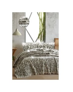 Покрывало TINEGER BED SPREAD цвет серый GREY 205x240 Irya