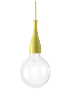 Светильник подвесной Minimal SP1 D120мм 42Вт Globo Big E27 Желтый 063621 Ideal lux