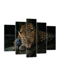 Картина модульная Леопард 80х140 см М3580 Hit-posters