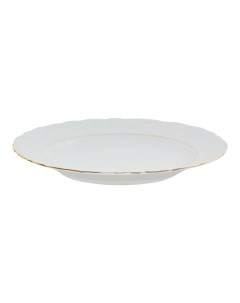 Тарелка десертная Rococo 17 см белая Cmielow
