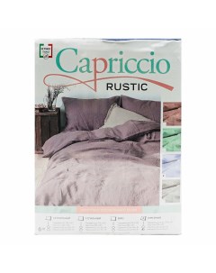Комплект постельного белья Rustik Семейный полисатин голубой Capriccio