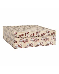 Коробка для подарков Grand Gift Крафт 30 х 30 х 10 см бежевая Grandgift