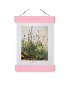 Подвесная рамка для фотографий и картин магнитная цвет розовый Flexhome