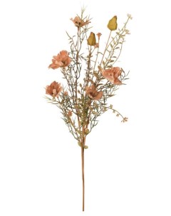 Искусственный цветок Кореопсис светло оранжевый 55 см Вещицы