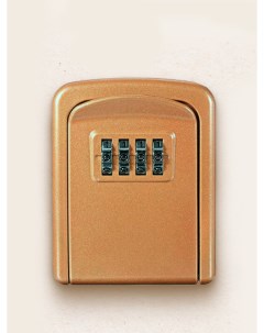Ключница настенная металлическая с кодовым замком мини сейф цвет бронза Pur purpose