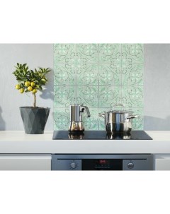 Наклейка на стену Плитка с растительным узором Голландия 40 шт 20 х20 см Paintingstock
