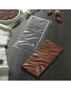 Форма для шоколада 18х8 см Волны 20 шт Nobrand